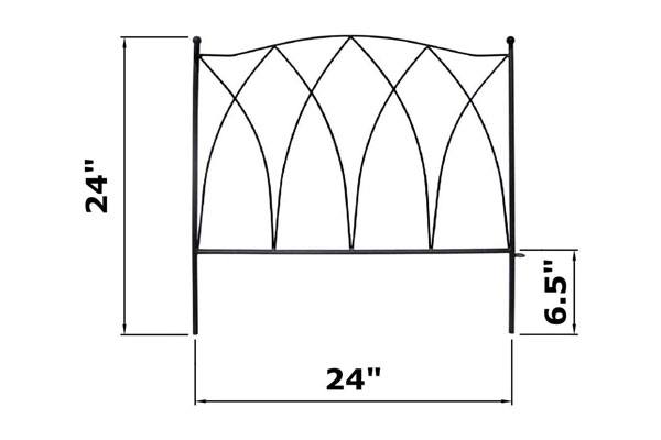 24 palcov x 10 stôp dekoratívny panel z drôteného plotu so zvieracími zábranami